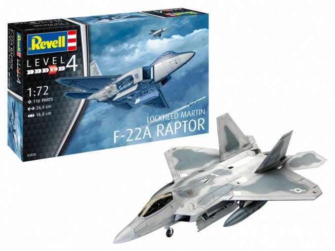 Komplet modela Lockheed Martin F-22A Raptor