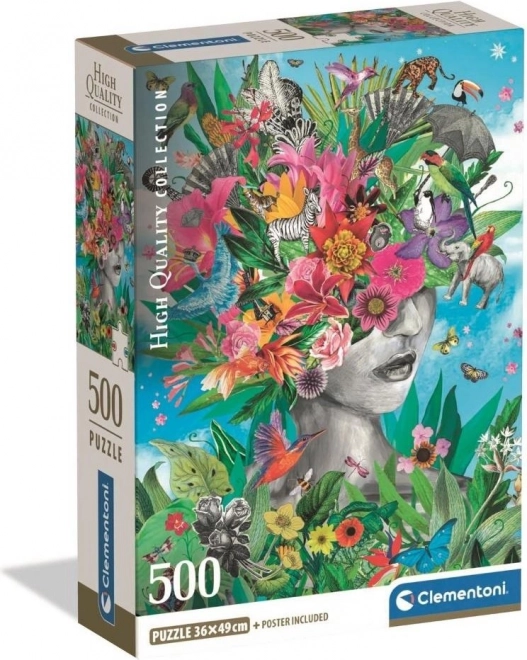 Puzzle Glava u džungli