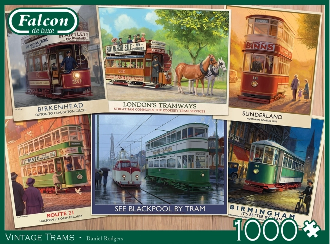 Puzzle povijesne tramvaje 1000 komada