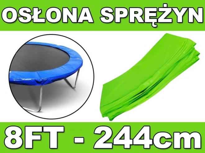 Zaštitna obloga opruge SkyRamiz Zelena za vrtnu trampolinu 244 cm/8FT