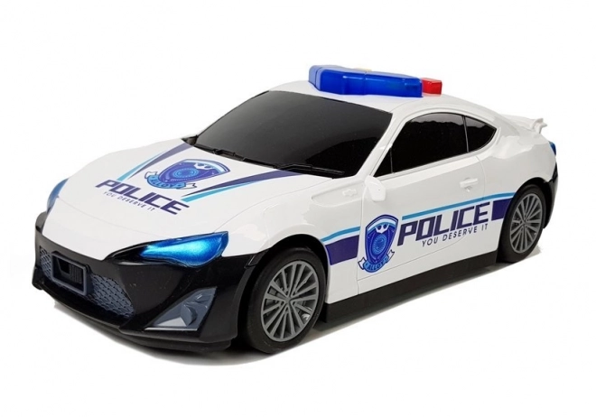 Policijski auto s garažom 2u1 sa zvukom i svjetlima