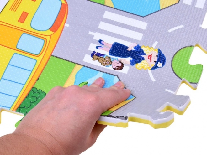 Pjenasta podloga street puzzle EVA ZA2510