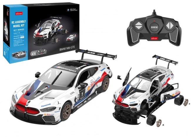 Rastar RC set 1:18 BMW M8 GTE bijeli 66 dijelova