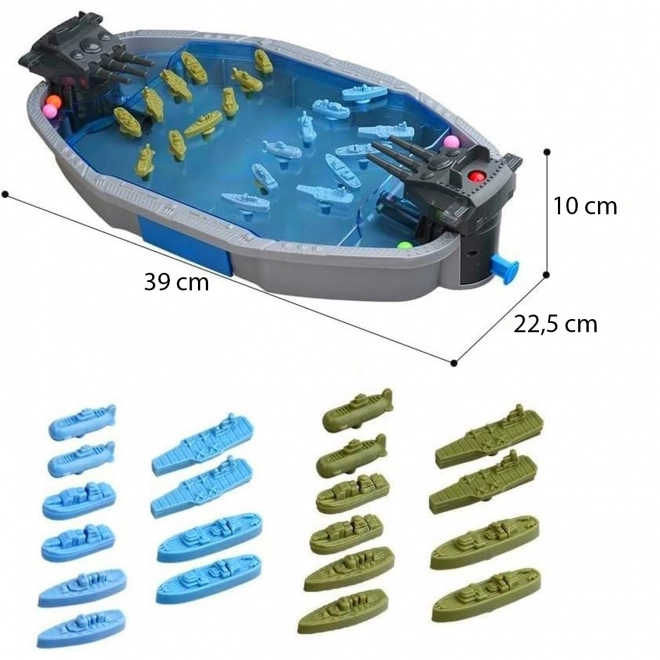 Woopie igra Bitka na moru Igračka 3D Katapult kuglice