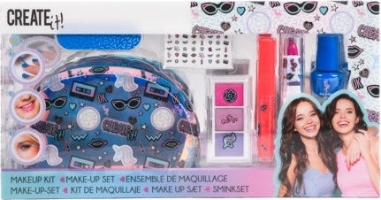 Poklon set šminke s kozmetičkom torbicom na patentni zatvarač CREATE IT!