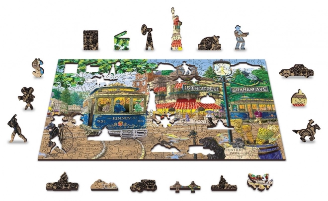 Drvene puzzle viktorijanska ulica 2u1