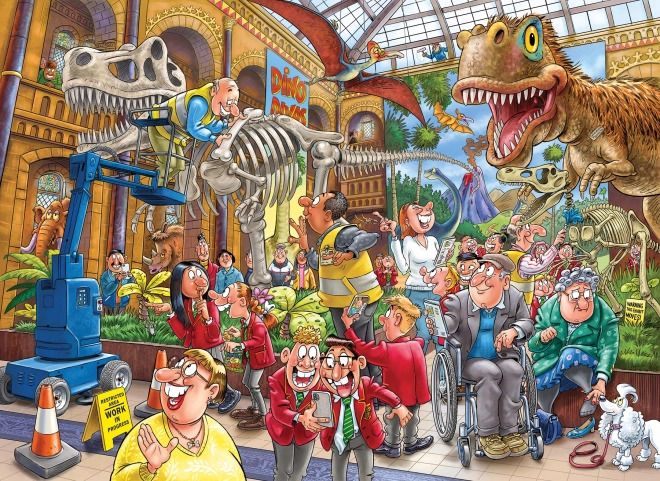Puzzle JUMBO WASGIJ Mystery 24: Plijesan u muzeju 1000 dijelova