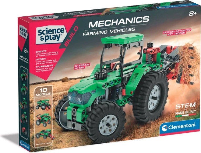 CLEMENTONI Science&Play Mehanička laboratorij Poljoprivredna tehnika 10u1