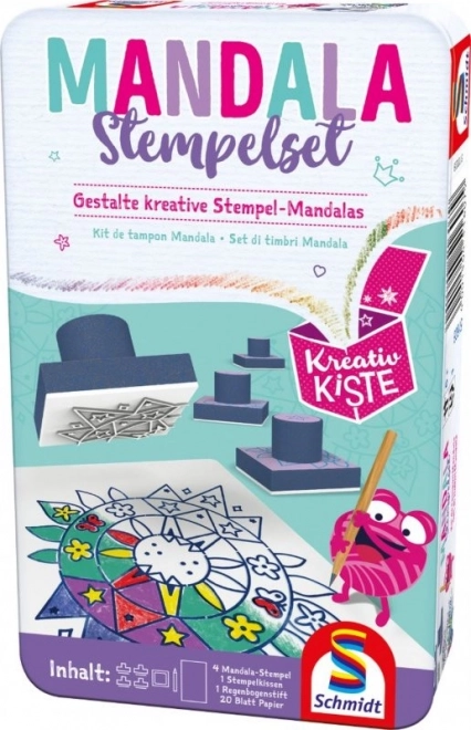 SCHMIDT Set pečata Mandala u limenoj kutijici