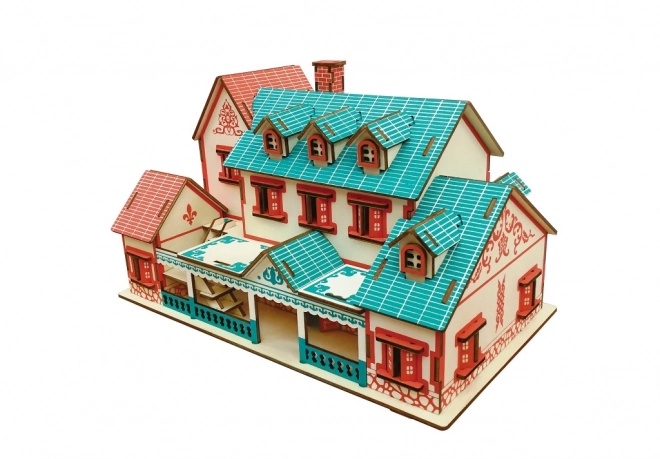 Woodcraft drvene 3D puzzle Vila Narat
