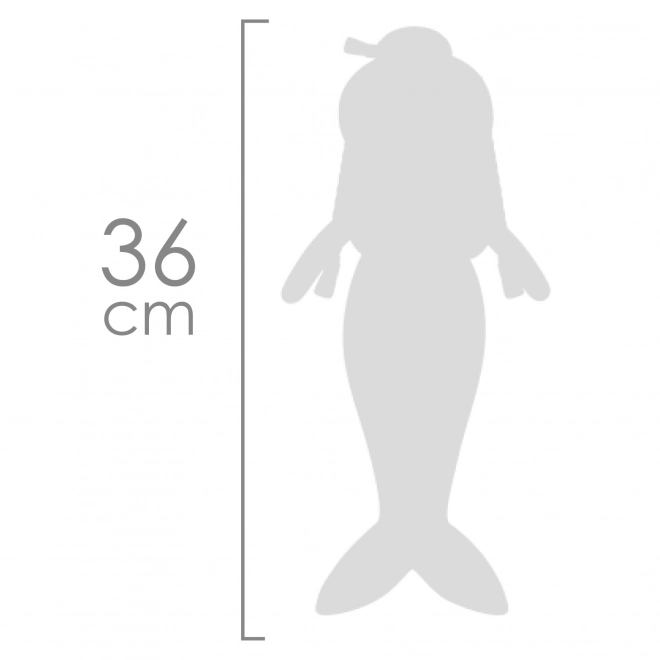 DeCuevas 20041 Plišana lutka 2u1 OCEAN FANTASY - 36 cm s kolijevkom