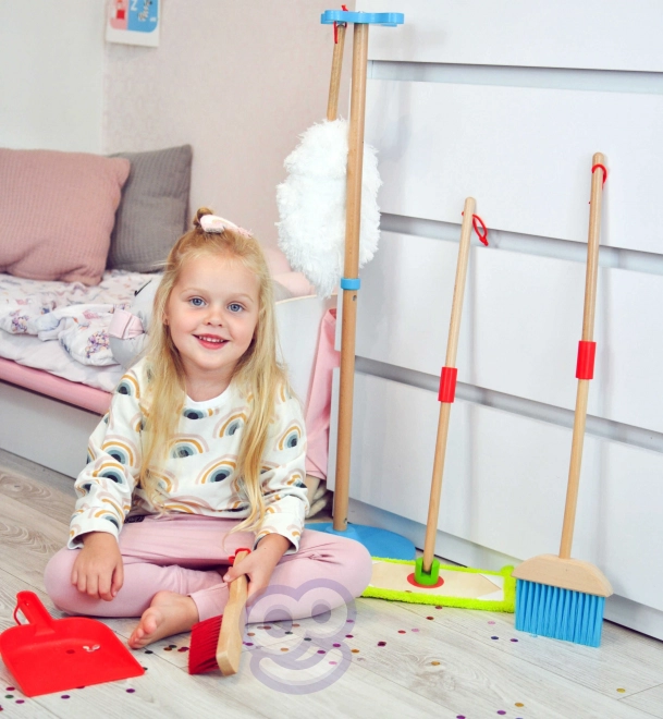 Drvena garnitura za čišćenje za djecu Tooky Toy