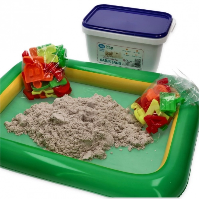 NaturSand kinetički pijesak 3 kg s kalupima i pješčanikom
