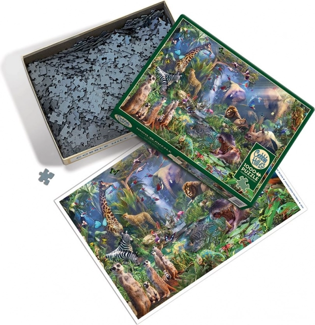 COBBLE HILL Puzzle U džungli 1000 dijelova