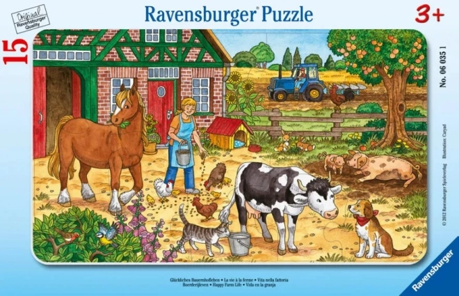 Puzzle 15 dijelova život na farmi