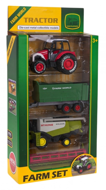 Set poljoprivrednih vozila Traktor + kombajn