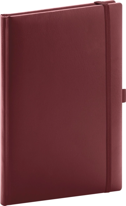 Dnevnik NOTIQUE Balacron s točkicama bordo 15 x 21 cm