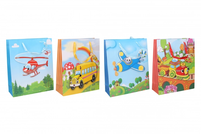 Poklon vrećica M 26x32x10 cm Dječja 3D