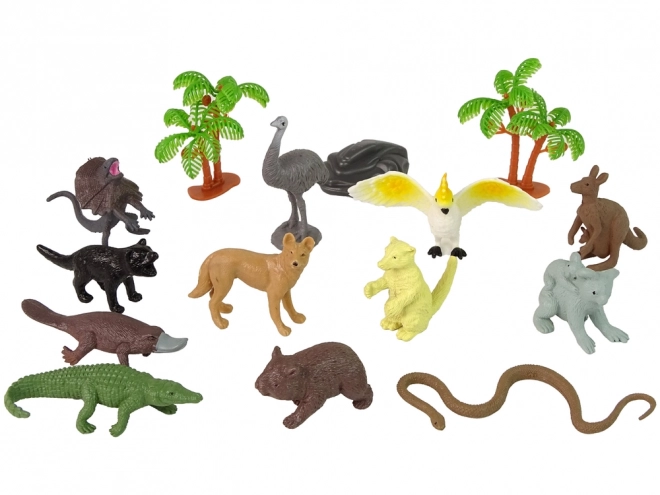 Set Figurica Životinja Australije 12 kom. Dodaci u tubi