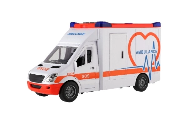 Igračka Ambulantna Kolica Plastika 28cm s Nosila i Zamajcem sa Svjetlom i Zvukom