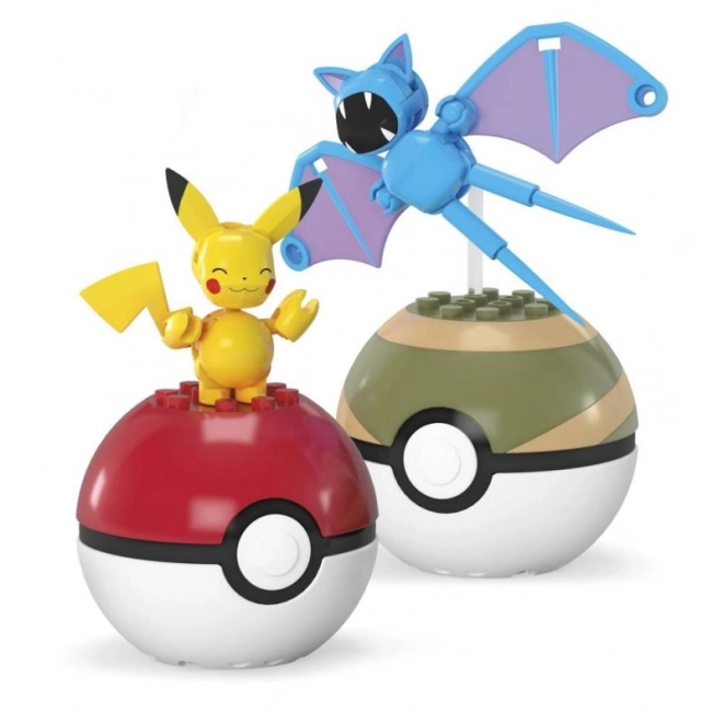 Mega pokÉmon pokÉball - pikachu i zubat