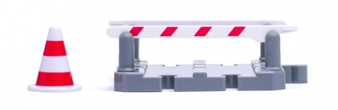 Drvena set vlakića s dizalicom 130 komada