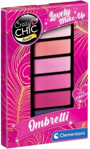 Clementoni Crazy Chic Pink Power paleta sjenila za oči
