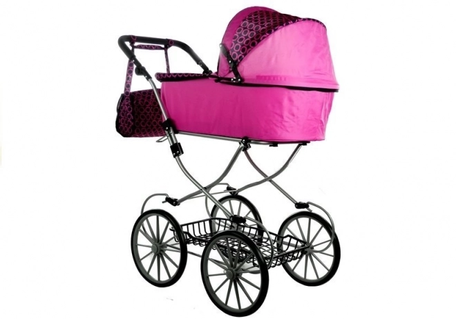 Kolica za lutke Alice Retro, velika, duboka, torba