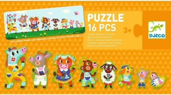 DJECO Puzzle Veliki i Mali na Farmi