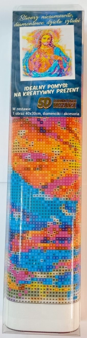NORIMPEX Dijamantno slikanje  Osvijetljeni Isus 30x40cm