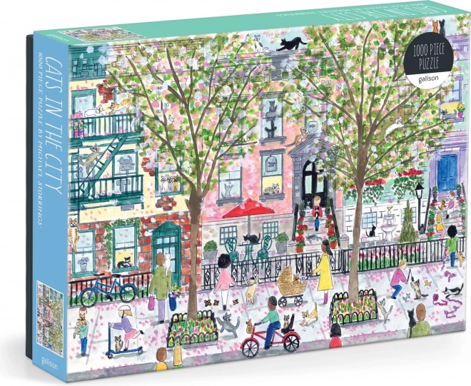 Puzzle Mačke u Gradu 1000 dijelova