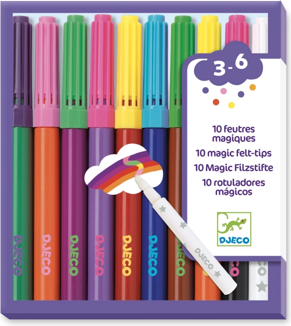 Djeco 10 čarobnih flomastera