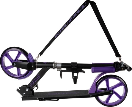 Sklopivi gradski romobil za djecu s velikim kotačima (200 mm) – ljubičasta