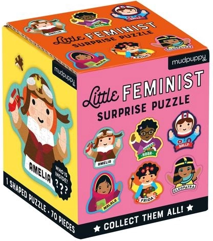 Feminističke puzzle s iznenađenjem 70 dijelova