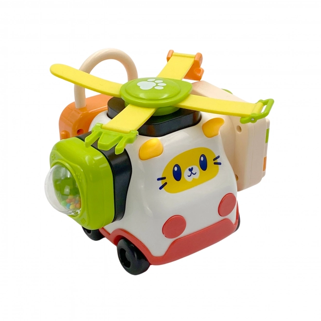 Woopie Montessori konstrukcijski set auto mačka za djecu