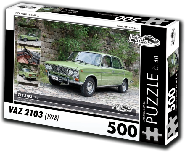 retro-auta puzzle vaz 2103 (1978) – 500 dijelova