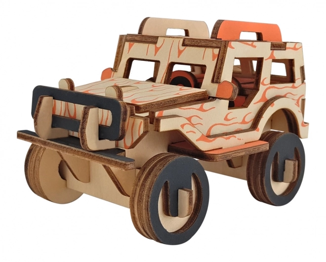 Drvene 3D puzzle Jeep