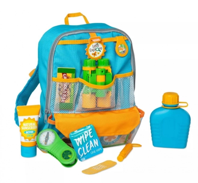 Igraća set za male istraživače s ruksakom Melissa & Doug Let's Explore
