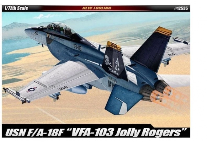 Model plastičnog aviona F/A-18F USN VF-103 Jolly Rogers
