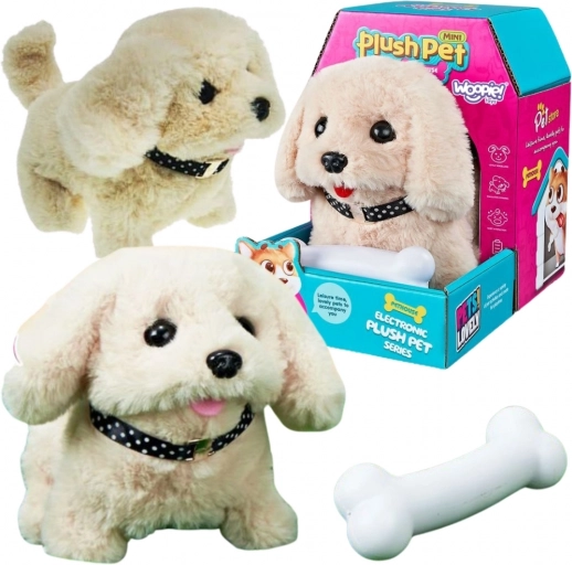 Woopie interaktivni plišani psić s kosti (bichon ili zlatni retriver)