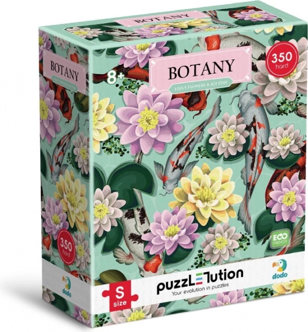 Puzzle Botanika: Cvjetovi lotosa i koi šarani 350 komada