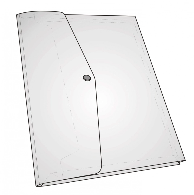 Prostorna mapa s gumbom A4 Opaline plava