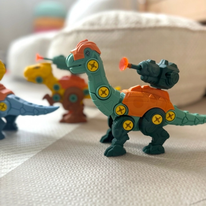 Woopie set dinosauri za zavrtanje 3 kom građevinski set s koferom i bušilica sa šrafcigerom