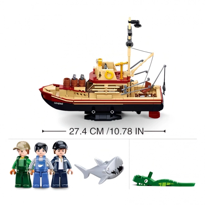 Sluban ModelBricks M38-B1118 Ribarska brodica Catherine