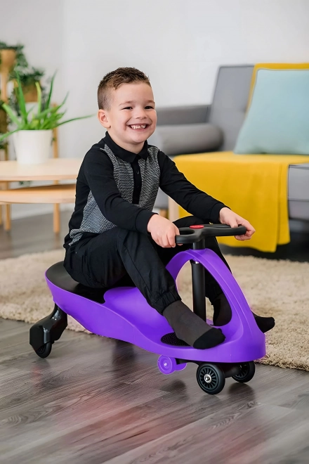 Dječji autić s LED kotačima ljubičasti ECOTOYS