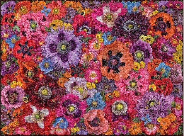Galison puzzle pčele među cvjetovima maka – 1000 dijelova