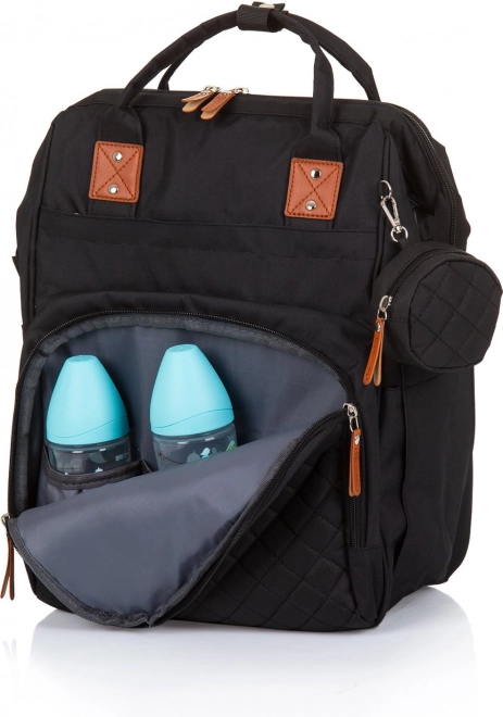 CHIPOLINO Torba za prematanje, ruksak Obsidian