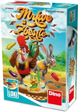 Dječja trkaća kartaška igra Dino Mrkve i bijes