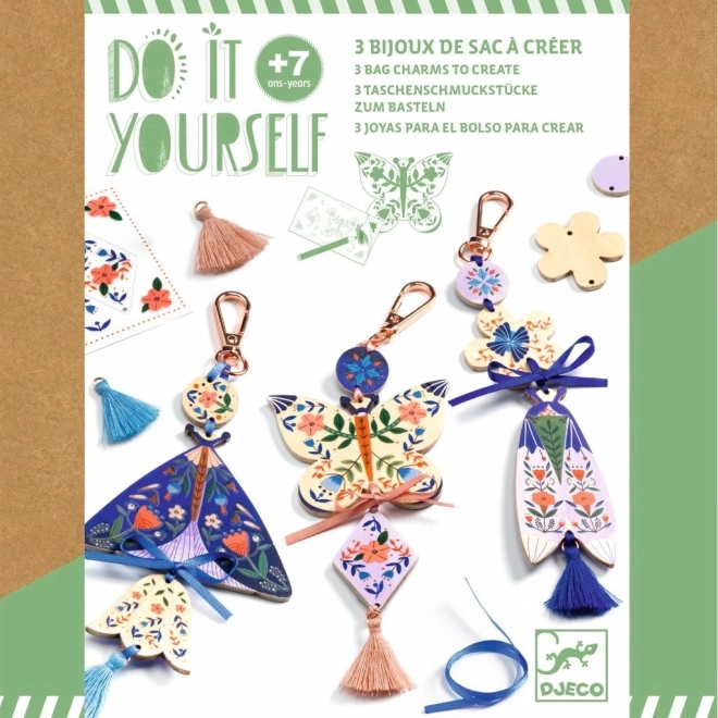 DIY drveni privjesci Leptiri od DJECO