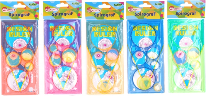 Set kreativnih šablona Spirograf
